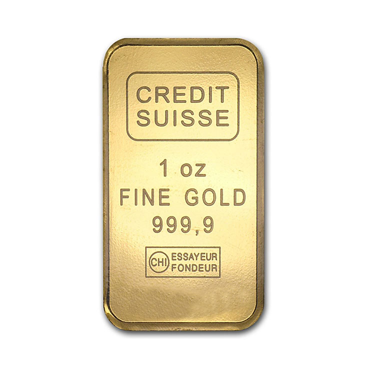 Credit Suisse Gold Bar 1oz