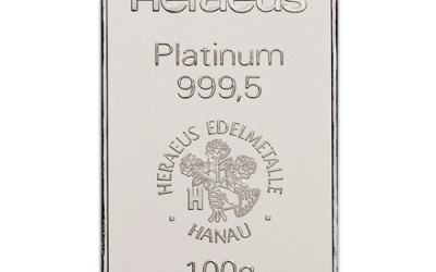 100 gram Platinum Bar