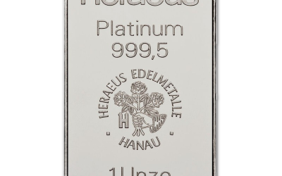 1oz Platinum Bar
